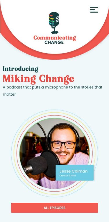 Communicating Change landing